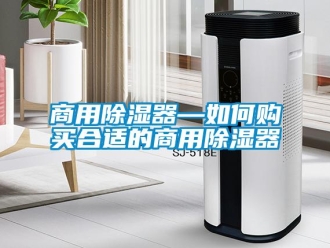行業新聞商用除濕器—如何購買合適的商用除濕器