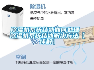 行業新聞除濕機系統結冰如何處理 除濕機系統結冰解決方法【詳解】