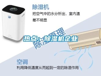 行業新聞熱點：除濕機企業