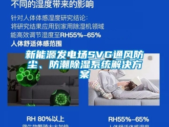 行業新聞新能源發電場SVG通風防塵、防潮除濕系統解決方案