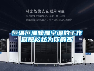知識(shí)百科恒溫恒濕除濕空調(diào)的工作原理松越為你解答