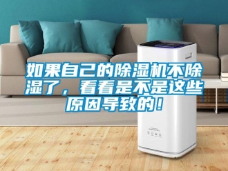 行業新聞如果自己的除濕機不除濕了，看看是不是這些原因導致的！