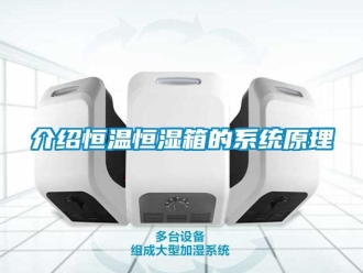 知識百科介紹恒溫恒濕箱的系統原理