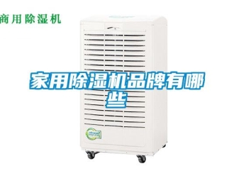 行業(yè)新聞家用除濕機(jī)品牌有哪些