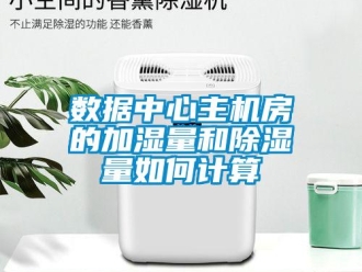 行業(yè)新聞數(shù)據(jù)中心主機房的加濕量和除濕量如何計算