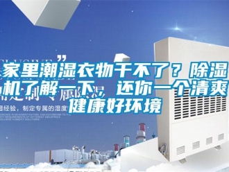 行業新聞家里潮濕衣物干不了？除濕機了解一下，還你一個清爽健康好環境