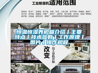 知識(shí)百科恒溫恒濕養(yǎng)護(hù)箱介紹丨主要特點(diǎn)丨技術(shù)參數(shù)丨工作原理丨圖片丨操作規(guī)程