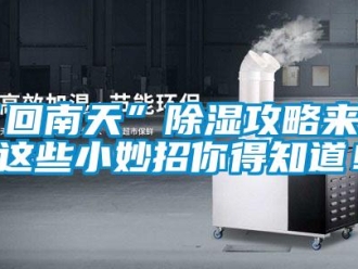 常見問題“回南天”除濕攻略來了，這些小妙招你得知道！