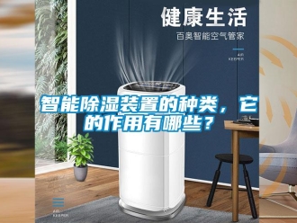 行業新聞智能除濕裝置的種類，它的作用有哪些？
