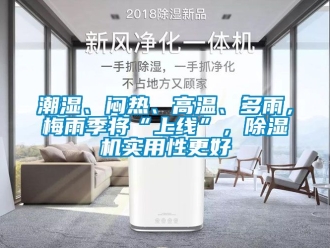 企業(yè)新聞潮濕、悶熱、高溫、多雨，梅雨季將“上線”，除濕機(jī)實用性更好