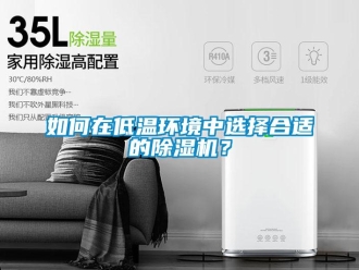 行業新聞如何在低溫環境中選擇合適的除濕機？