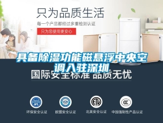 行業新聞具備除濕功能磁懸浮中央空調入駐深圳