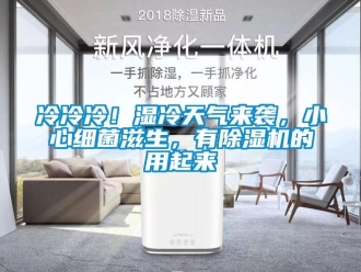 行業新聞冷冷冷！濕冷天氣來襲，小心細菌滋生，有除濕機的用起來