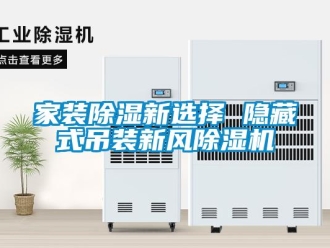 行業(yè)新聞家裝除濕新選擇 隱藏式吊裝新風(fēng)除濕機(jī)