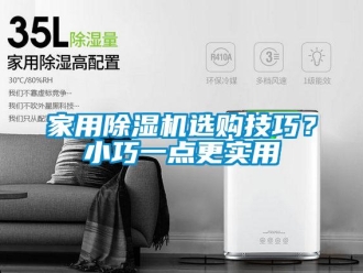 行業新聞家用除濕機選購技巧？小巧一點更實用