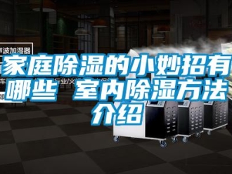 企業(yè)新聞家庭除濕的小妙招有哪些 室內(nèi)除濕方法介紹