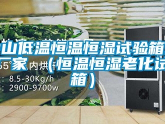 知識百科中山低溫恒溫恒濕試驗箱生產廠家 （恒溫恒濕老化試驗箱）