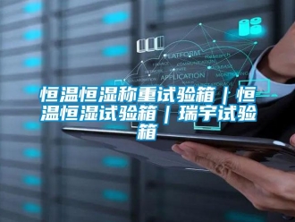 知識百科恒溫恒濕稱重試驗箱｜恒溫恒濕試驗箱｜瑞宇試驗箱