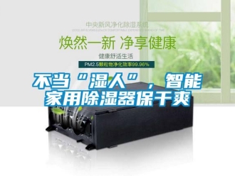 常見問題不當“濕人”，智能家用除濕器保干爽