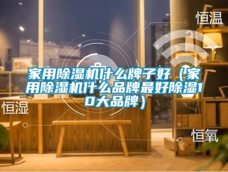 企業(yè)新聞家用除濕機(jī)什么牌子好（家用除濕機(jī)什么品牌最好除濕10大品牌）
