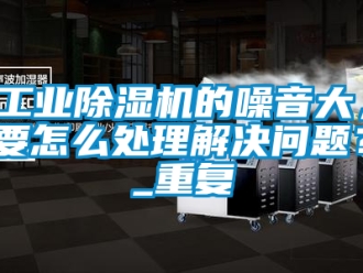 常見問題工業(yè)除濕機(jī)的噪音大，要怎么處理解決問題？_重復(fù)