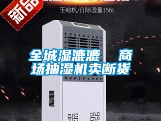 行業新聞全城濕漉漉  商場抽濕機賣斷貨