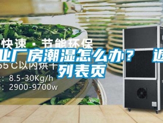 企業(yè)新聞工業(yè)廠房潮濕怎么辦？ 返回列表頁